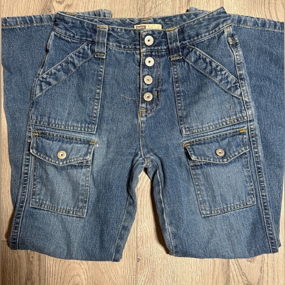 vintage y2k faded glory snap button cargo
jeans size girls 12 - Picture 5 of 6